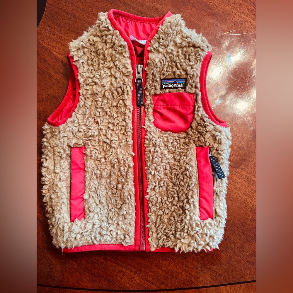 Patagonia 6-12 month Retro-X fleece vest